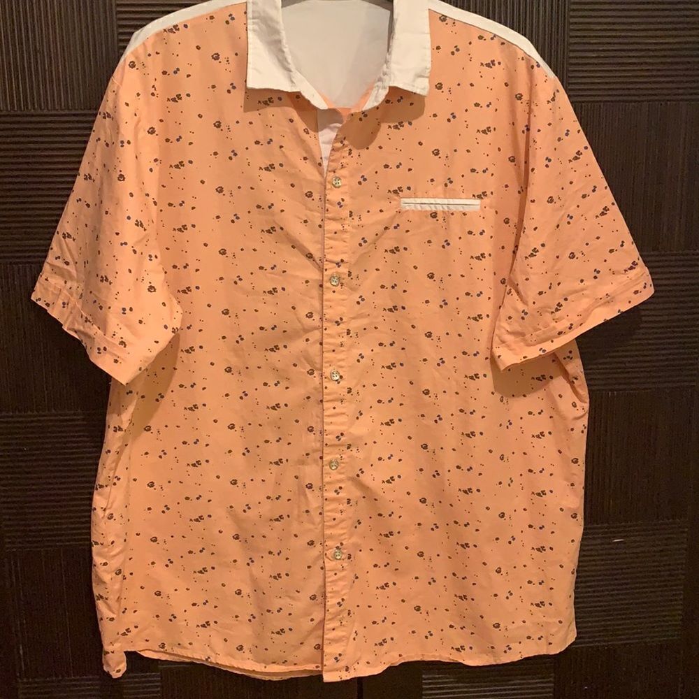 Men’s SSLR Short sleeve button down shirt XL